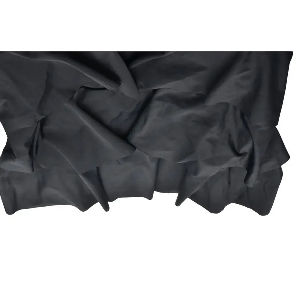 Swim Solutions Women's Black Swan Tiered-Ruffle Tankini Top In Black - Picture 5 of 6